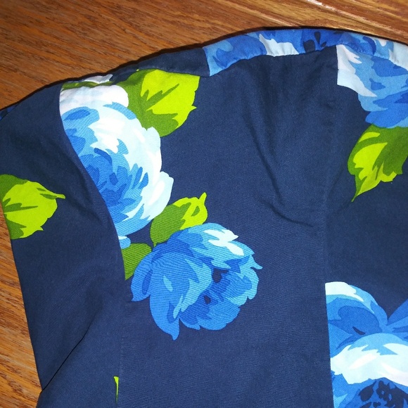 GILLY HICKS STRAPLESS FLORAL MINI DRESS - Picture 4 of 8